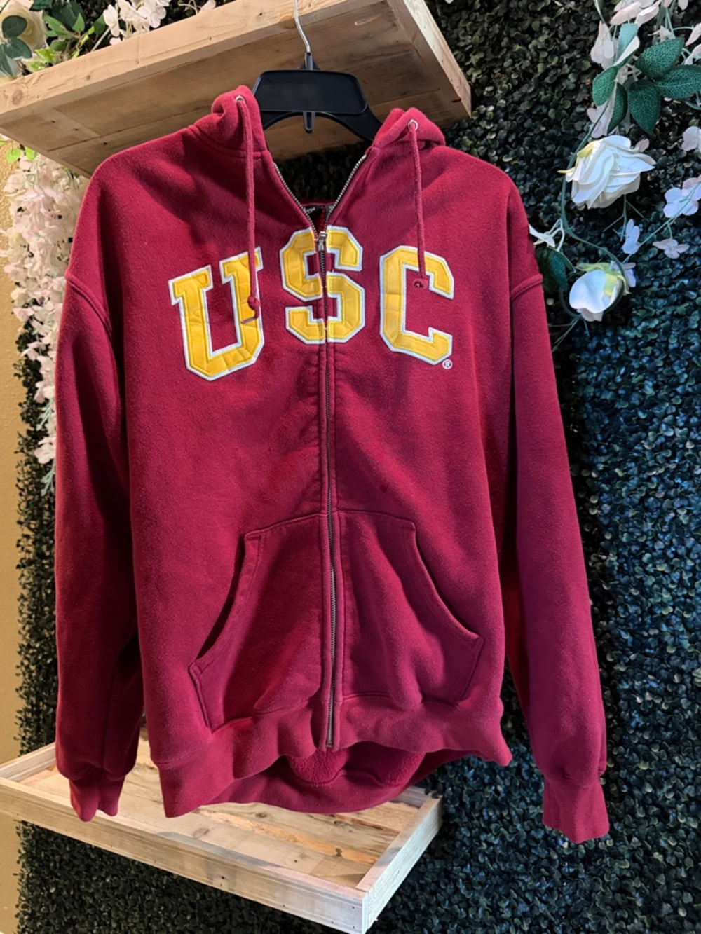 USC Trojan Basics Heritage Full-Zip Fleece Hoodie (currently sold on Website)